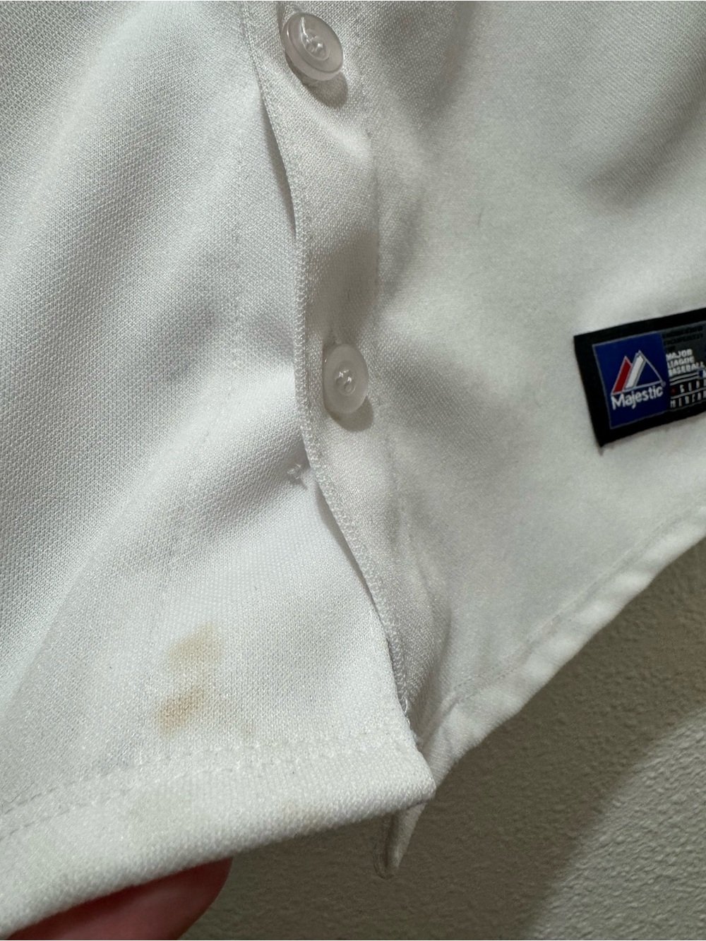 Matt Kemp Dodgers Button-Front Jersey with Blue Script - Picture 6 of 6